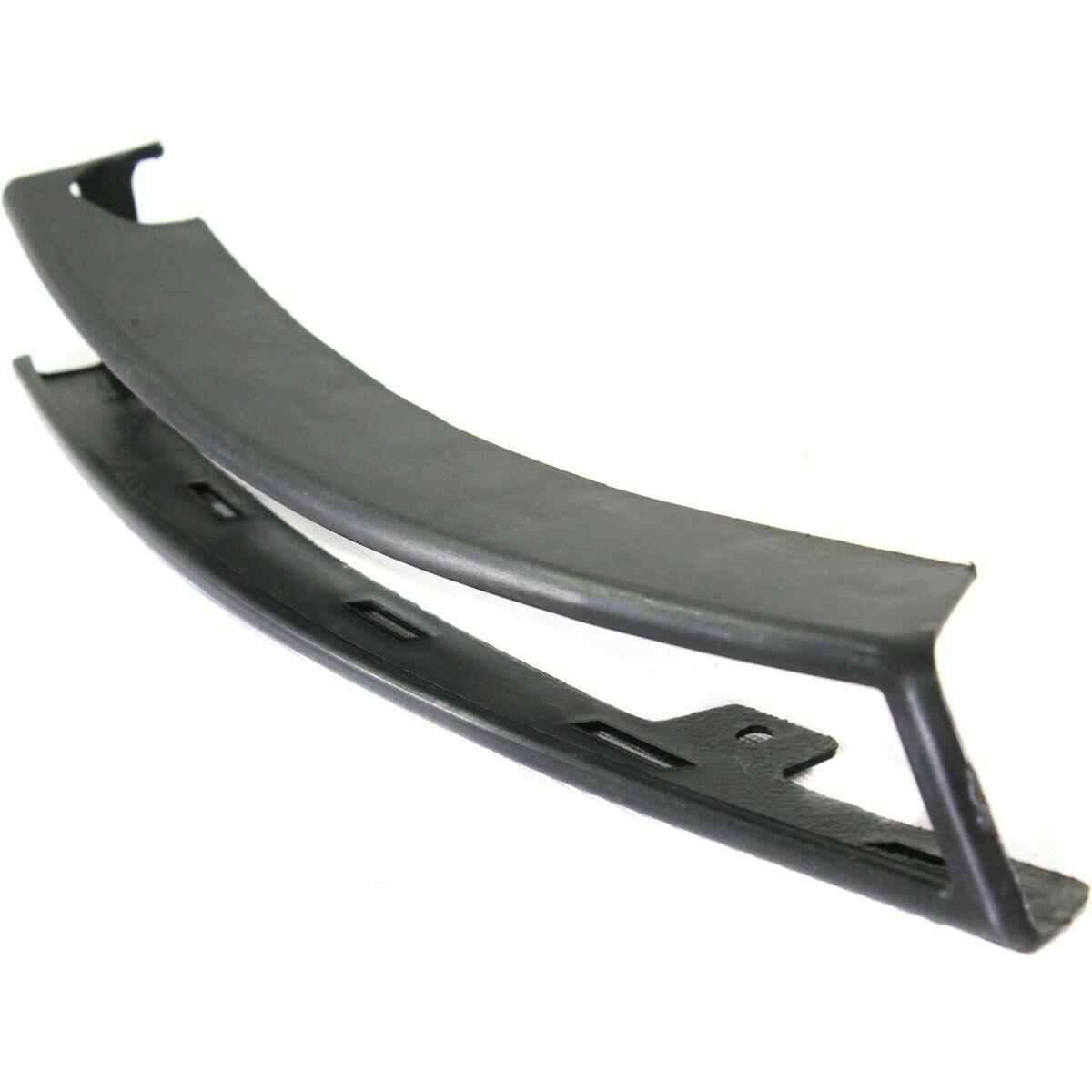 2006-2010 Volkswagen Passat Bumper Moulding Front Outer Driver Side , VW1058101. Side view of the replacement part.