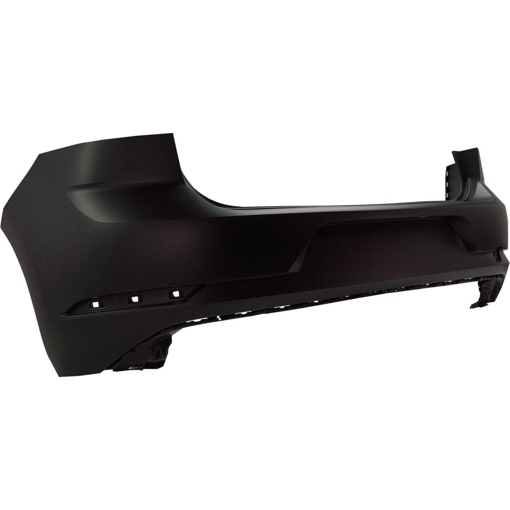 2018-2021 Volkswagen Golf Hatchback Rear Bumper Primed Without Sensor , VW1100218. Replacement part ready for install.