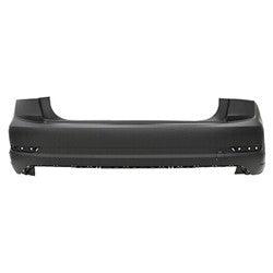2019-2021 Volkswagen Jetta Rear Bumper Primed Without Sensor , VW1100225. OEM-quality exterior component.