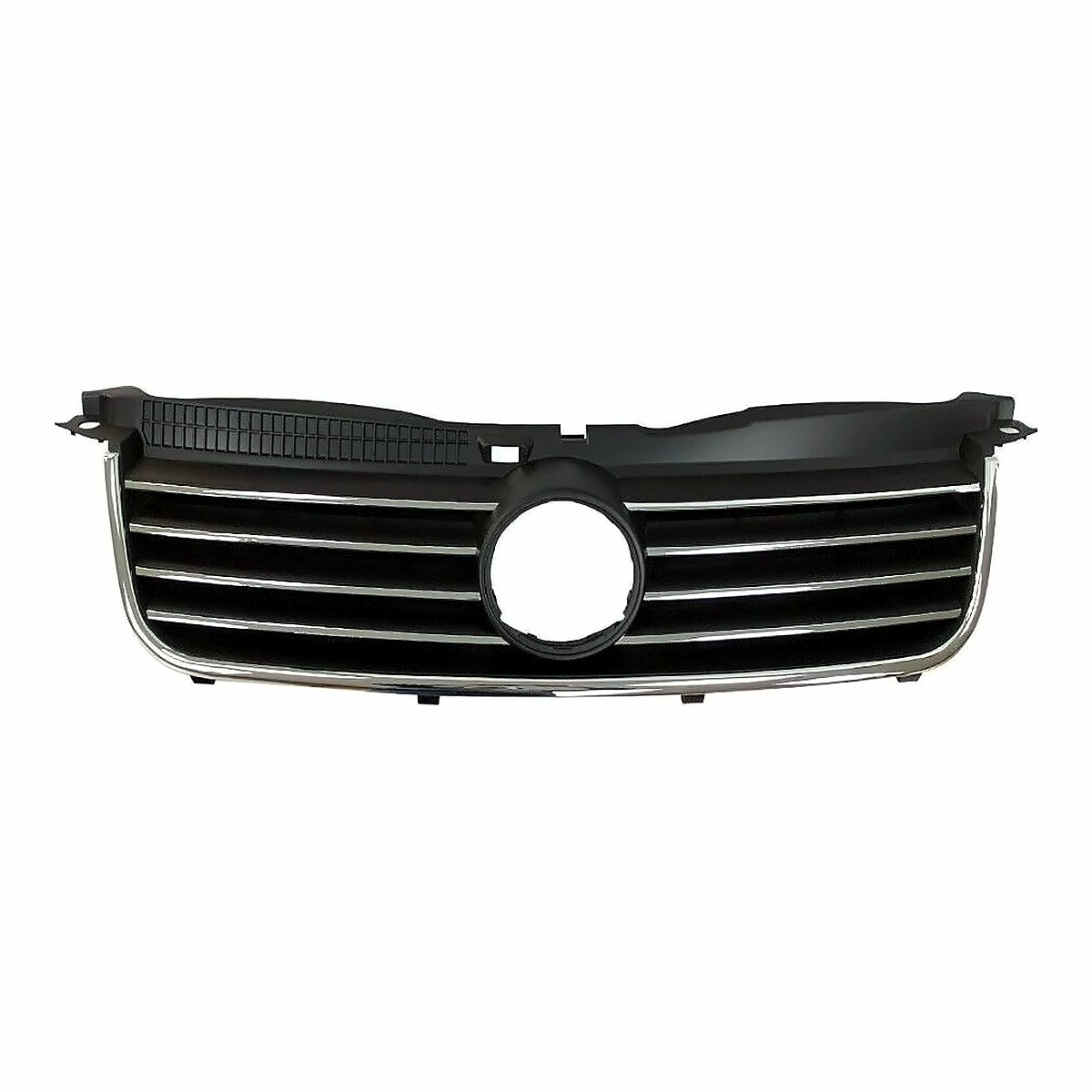 2001-2005 Volkswagen Passat Grille Chrome Black, vw1200134. Front view.
