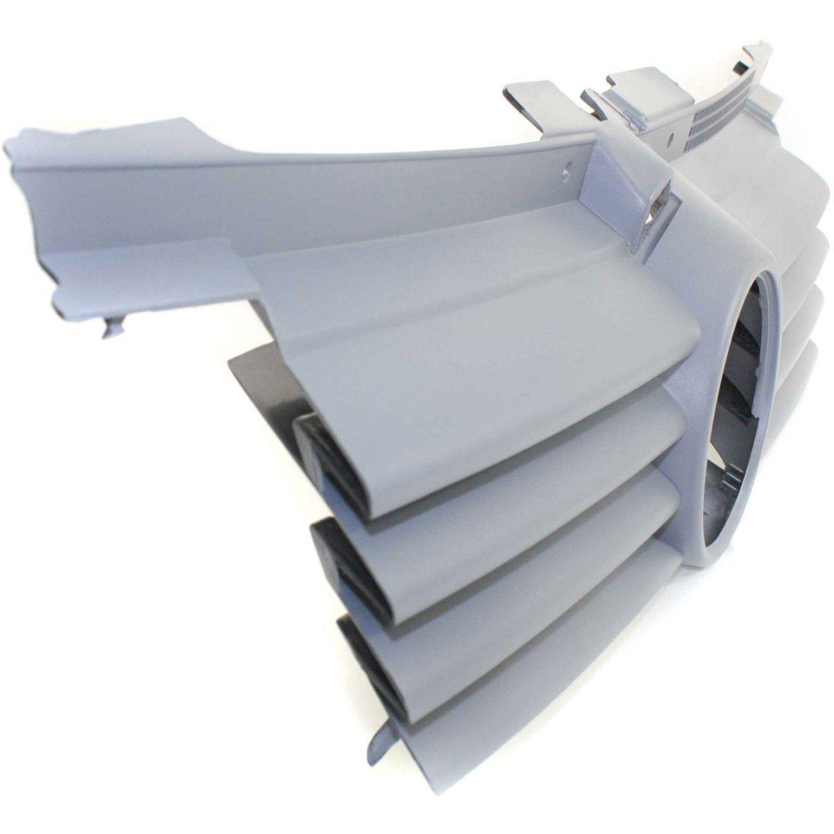 1999-2005 Volkswagen Jetta Grille Matte Black With Chrome , VW1200138. Installed view for reference.