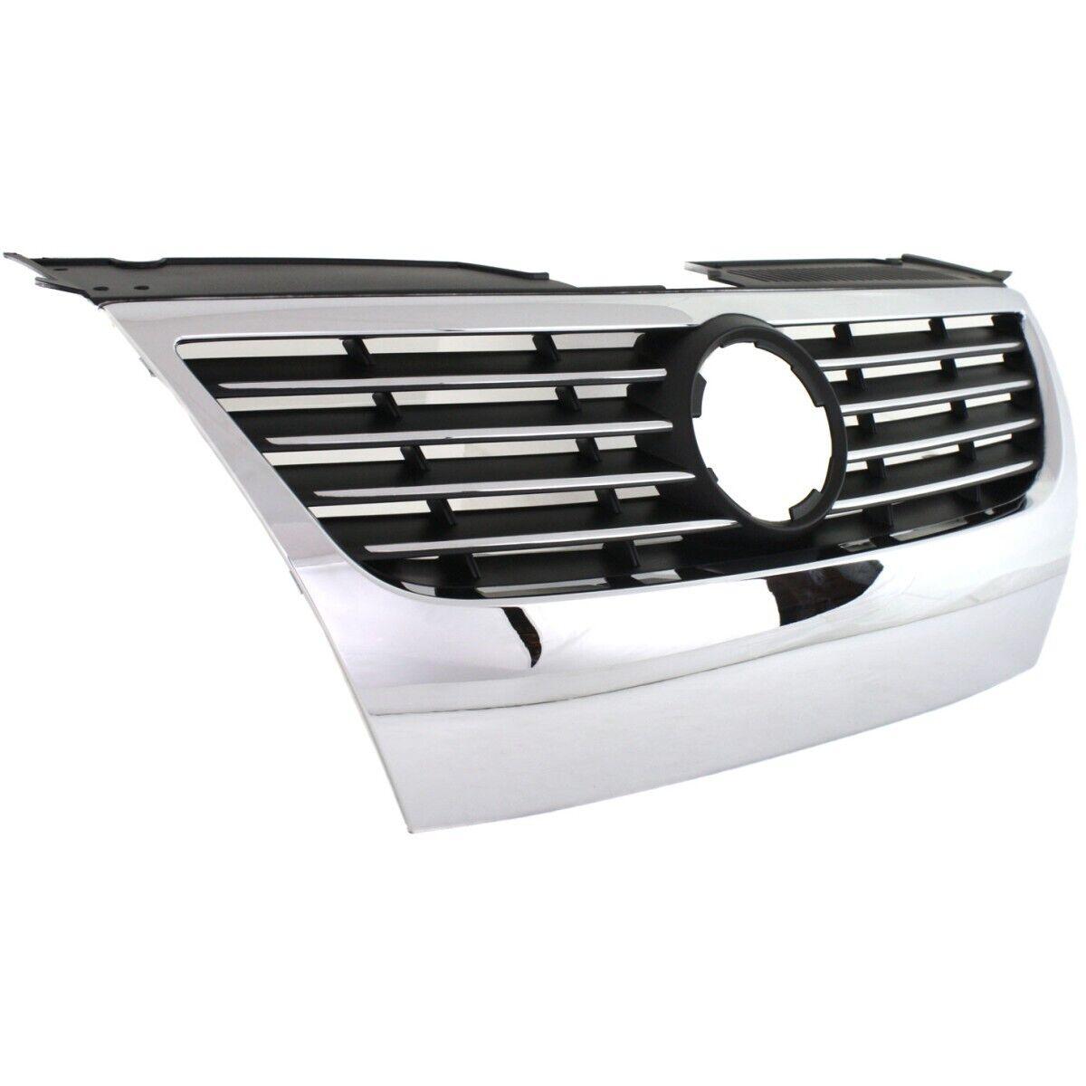 2006-2010 Volkswagen Passat Grille Chrome/Black Requires 150Mm Emblem And Trim Ring , VW1200142. High-strength and long-lasting.