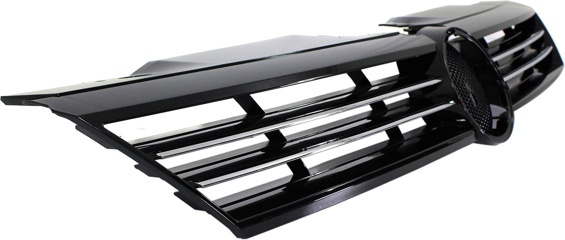2011-2014 Volkswagen Jetta Grille Black With Chrome Mldg , VW1200149. Durable and impact-resistant.