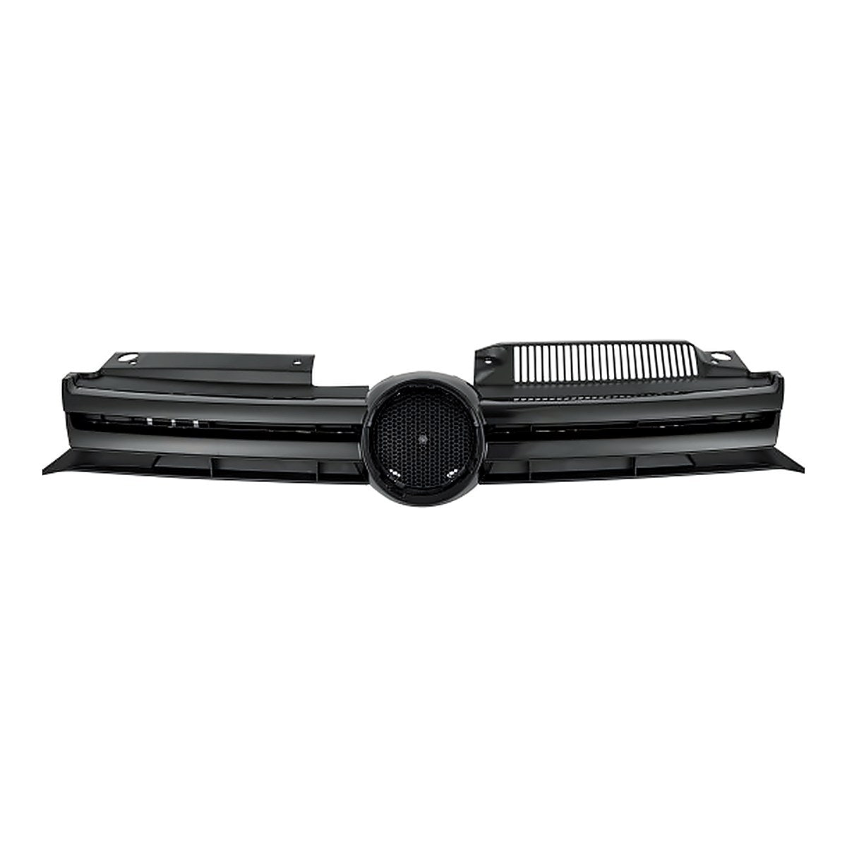 2010-2014 Volkswagen Golf Grille Black, vw1200150. Front view.