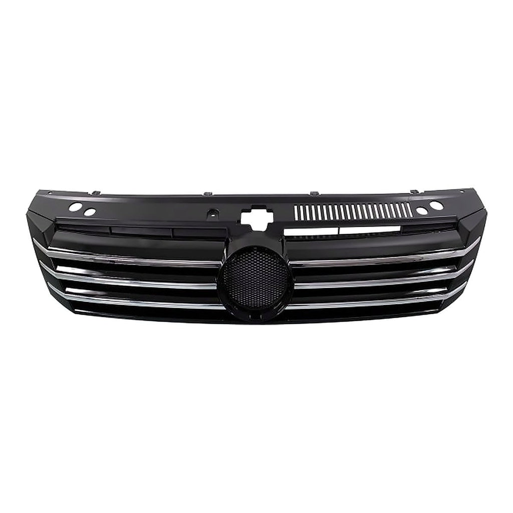 2012-2015 Volkswagen Passat Grille Painted Black, vw1200153. Front view.
