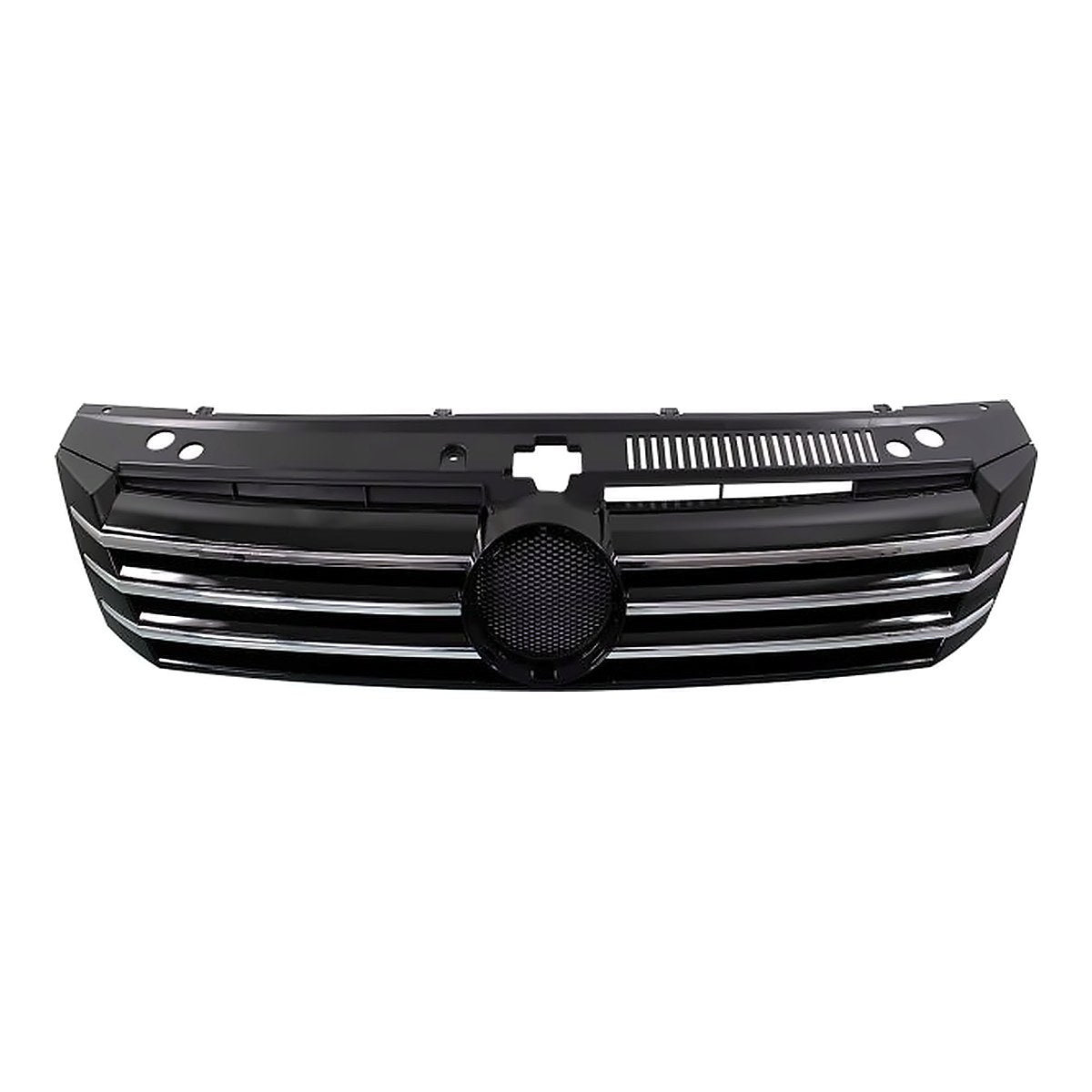 2012-2015 Volkswagen Passat Grille Painted Black, vw1200153. Front view.