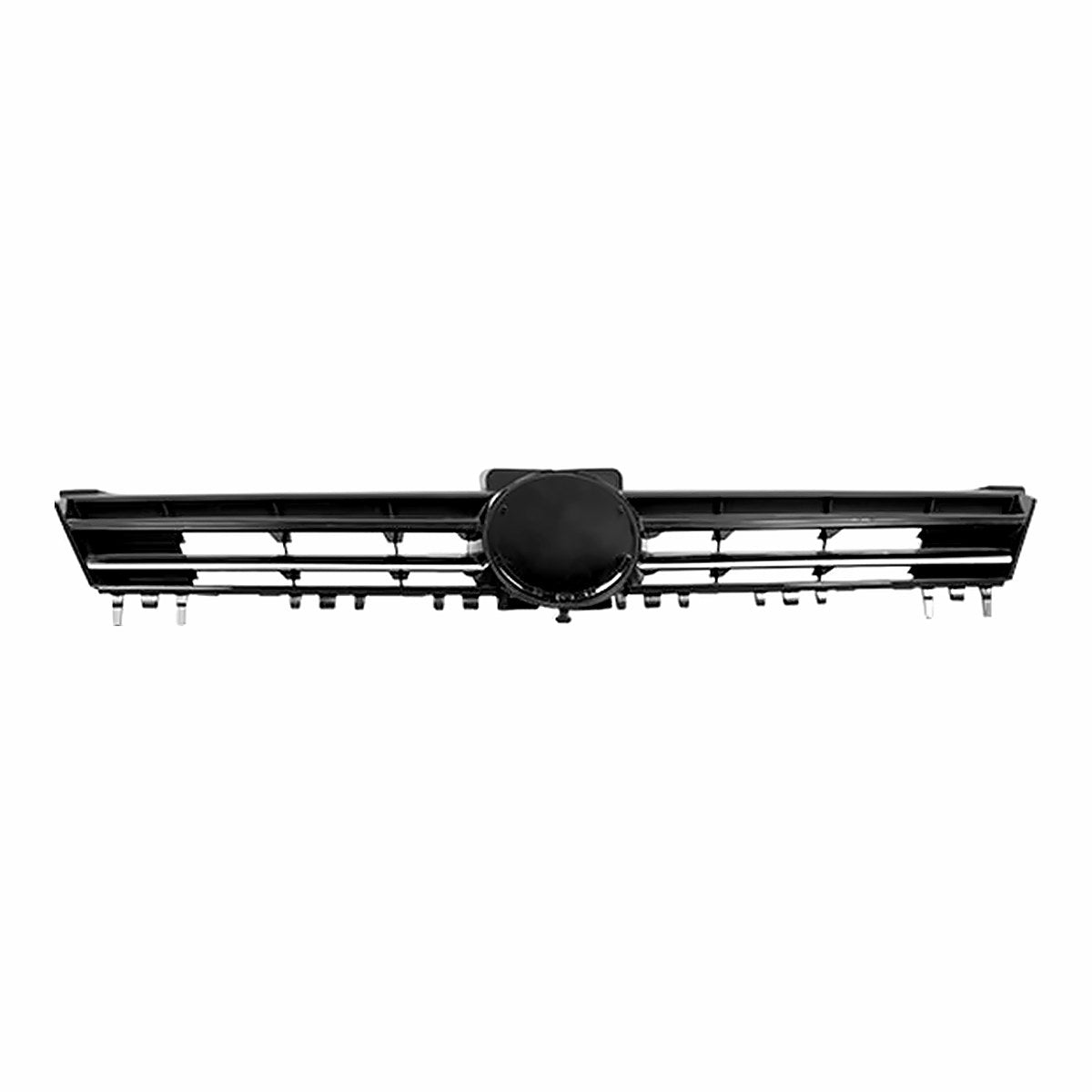 2015-2017 Volkswagen Golf Sportwagen Grille Chrome Black, vw1200162. Front view.