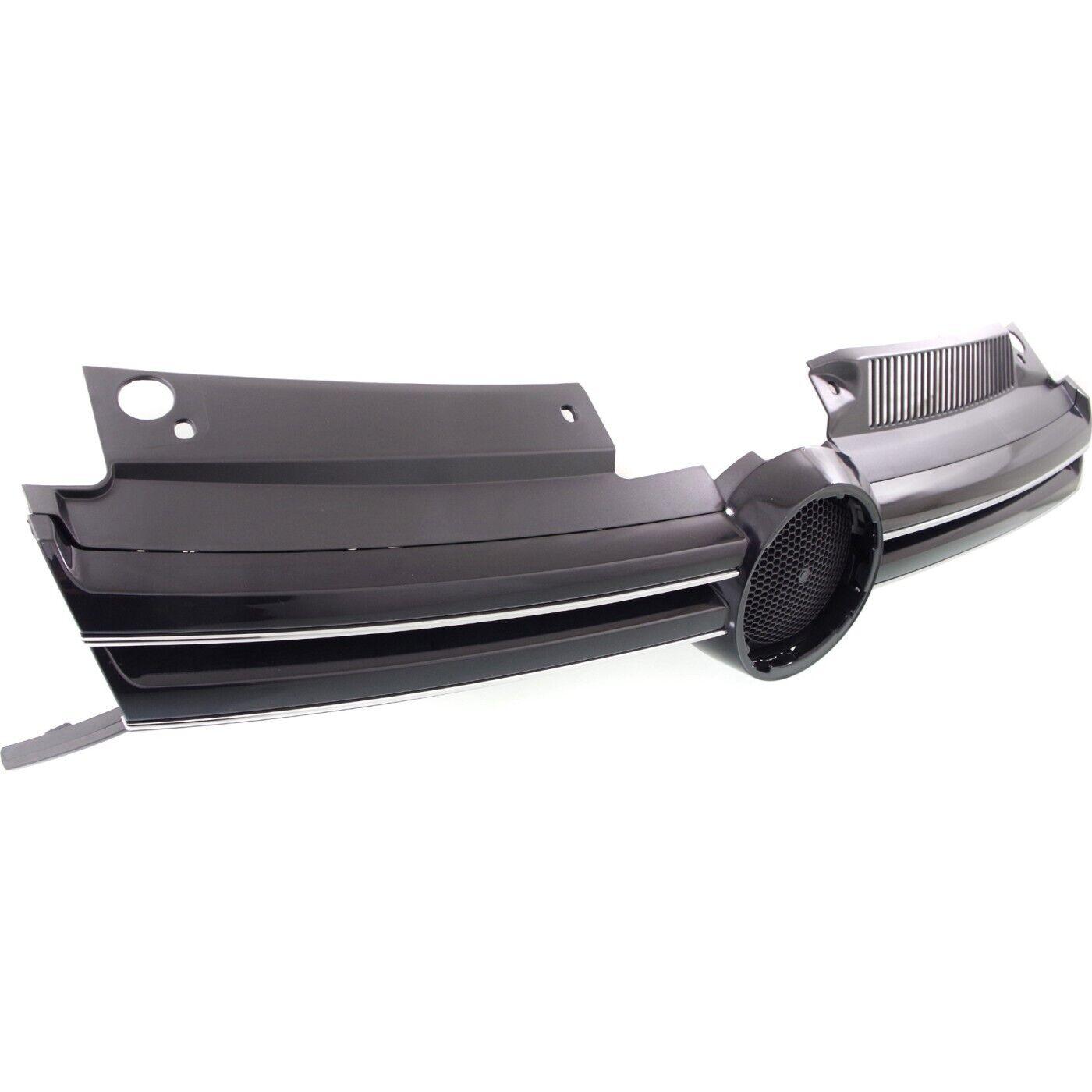 2010-2014 Volkswagen Jetta Wagon Grille With Chrome , VW1200164. Factory-style replacement part.