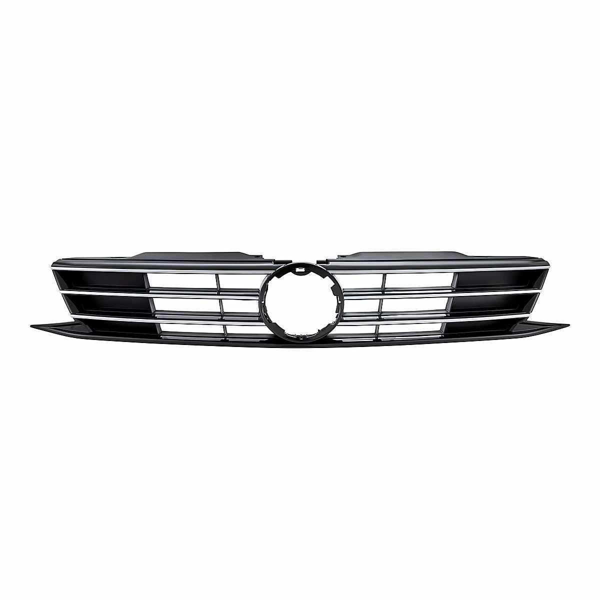 2015-2018 Volkswagen Jetta Grille Black, vw1200165. Front view.