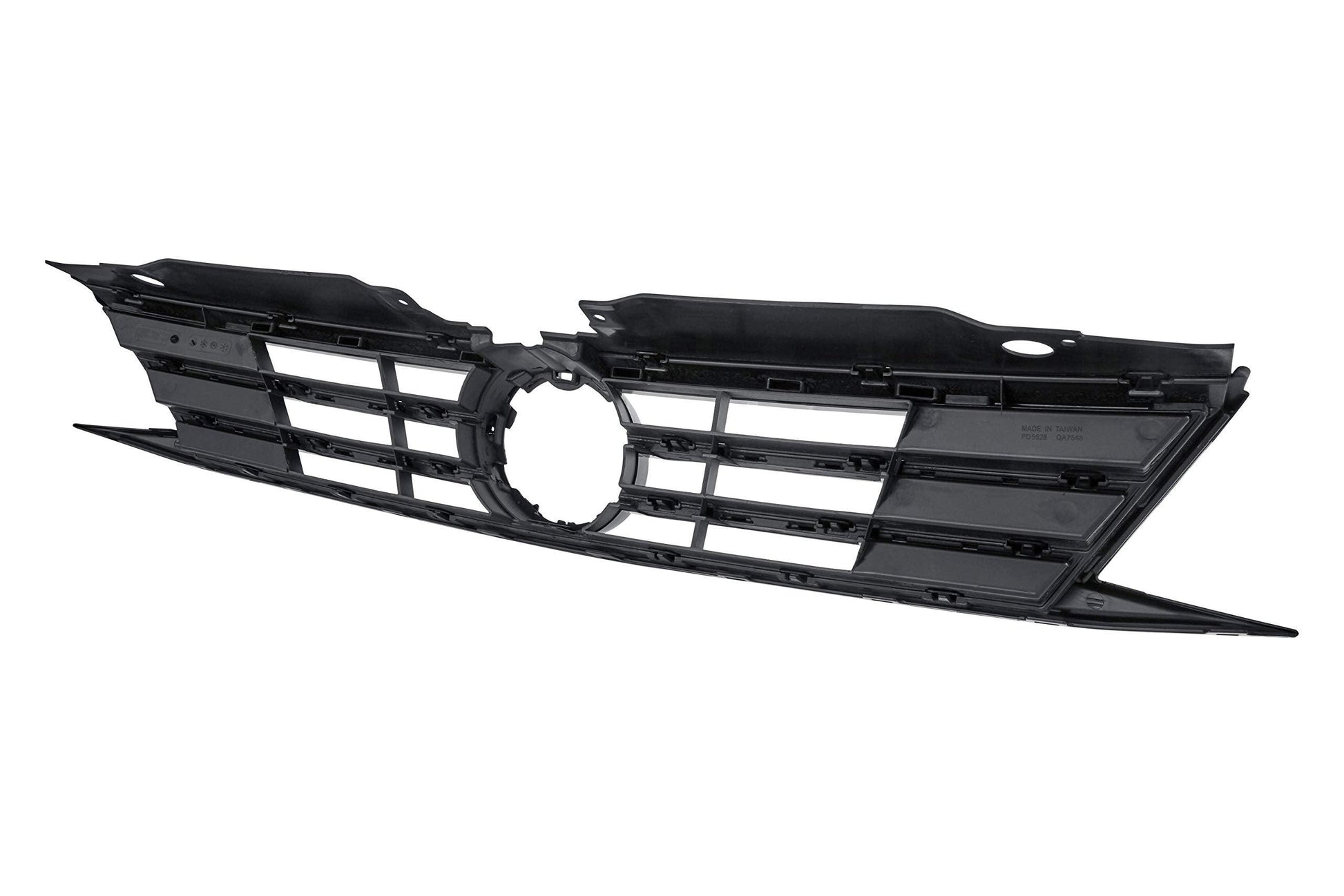 2015-2018 Volkswagen Jetta Grille Black With Chrome Moulding , VW1200165. Replacement part ready for install.