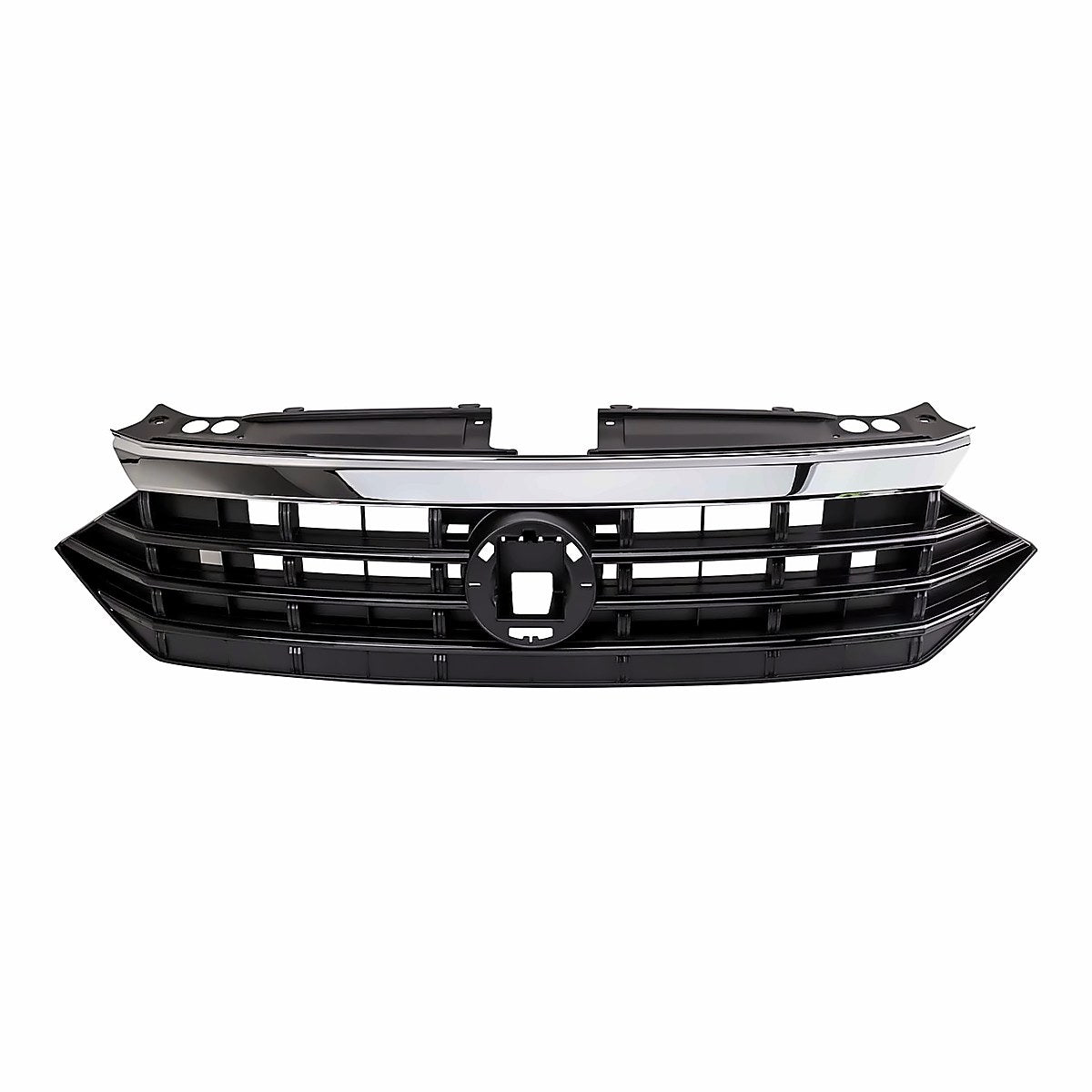 2019-2021 Volkswagen Jetta Upper Grille Chrome, vw1200175. Front view.