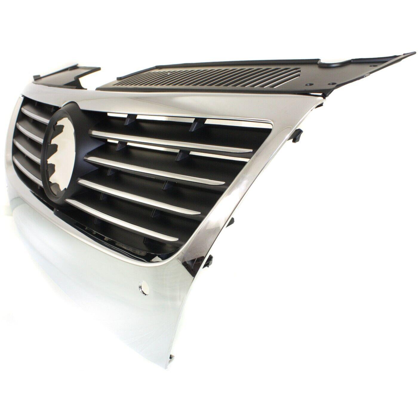 2006-2010 Volkswagen Passat Grille Black With Chrome Mldg With Distance Sensor , VW1210101. Designed for OEM alignment.