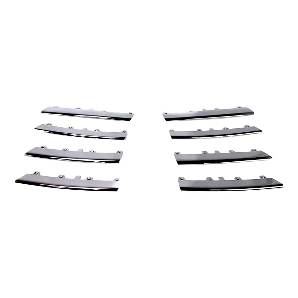2009-Volk Wagen Jetta Wagon Set Grille Moulding, vw1211100. Front view.