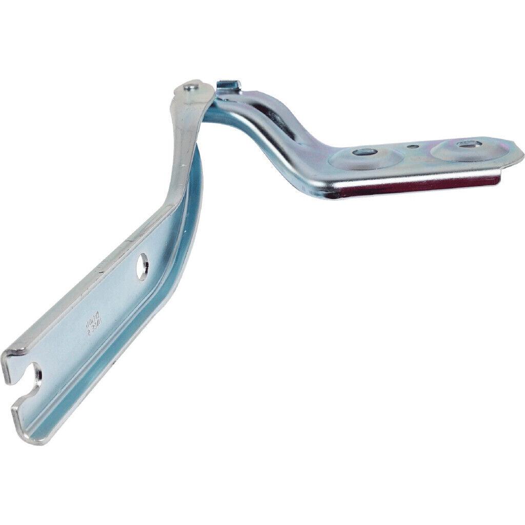 2018-2023 Volkswagen Atlas Hood Hinge Driver Side Steel Chrome , VW1236128. Angle view for visual reference.