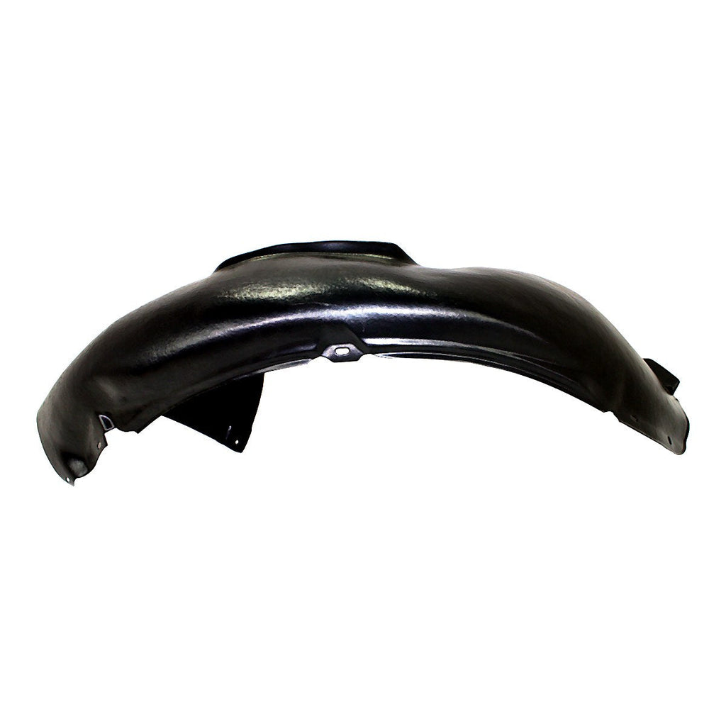 2010-2014 Volkswagen Golf Front Driver Side Fender Liner, vw1248113. Front view.