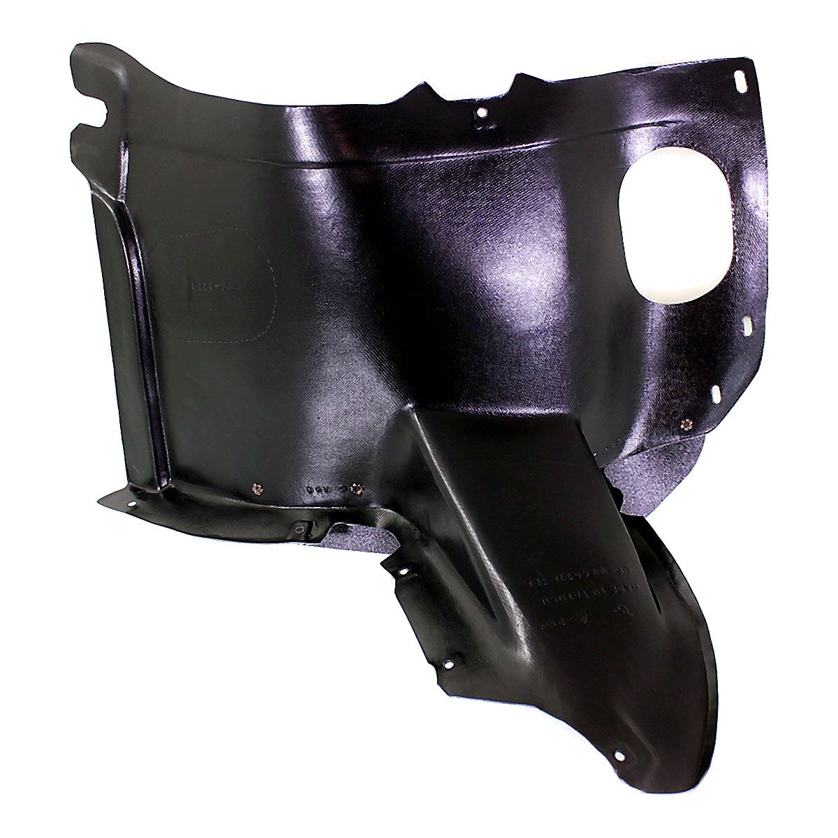 2010-2013 Volkswagen Gti Front Driver Side Fender Liner, vw1248118. Front view.