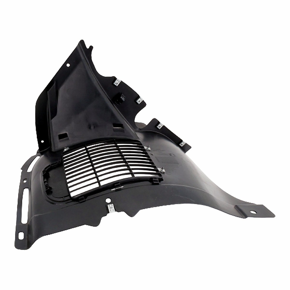 2015-2017 Volkswagen Golf Hatchback Front Driver Side Fender Liner, vw1248125. Front view.