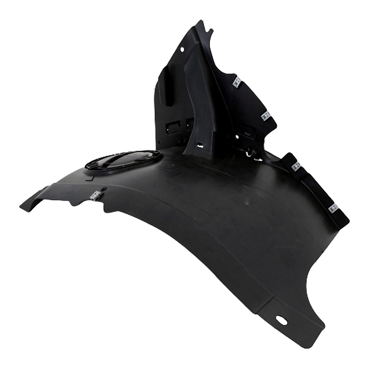 2018-2019 Volkswagen E Golf Front Driver Side Fender Liner, vw1248148. Front view.