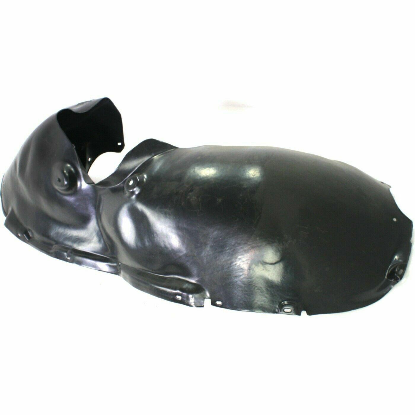 2004-2007 Volkswagen Touareg Fender Liner Front Passenger Side , VW1249105. Side view of the replacement part.