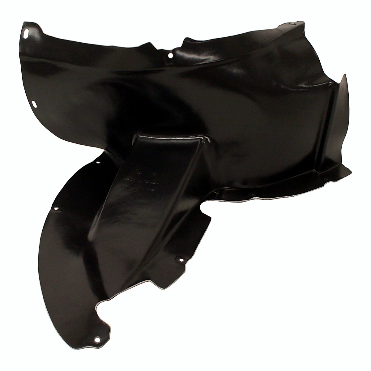 2009-2012 Volkswagen Cc Front Passenger Side Fender Liner, vw1249111. Front view.