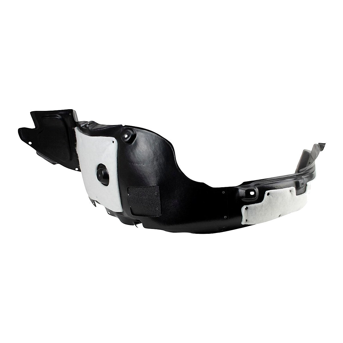 2012-2014 Volkswagen Jetta Front Passenger Side Fender Liner, vw1249122. Front view.