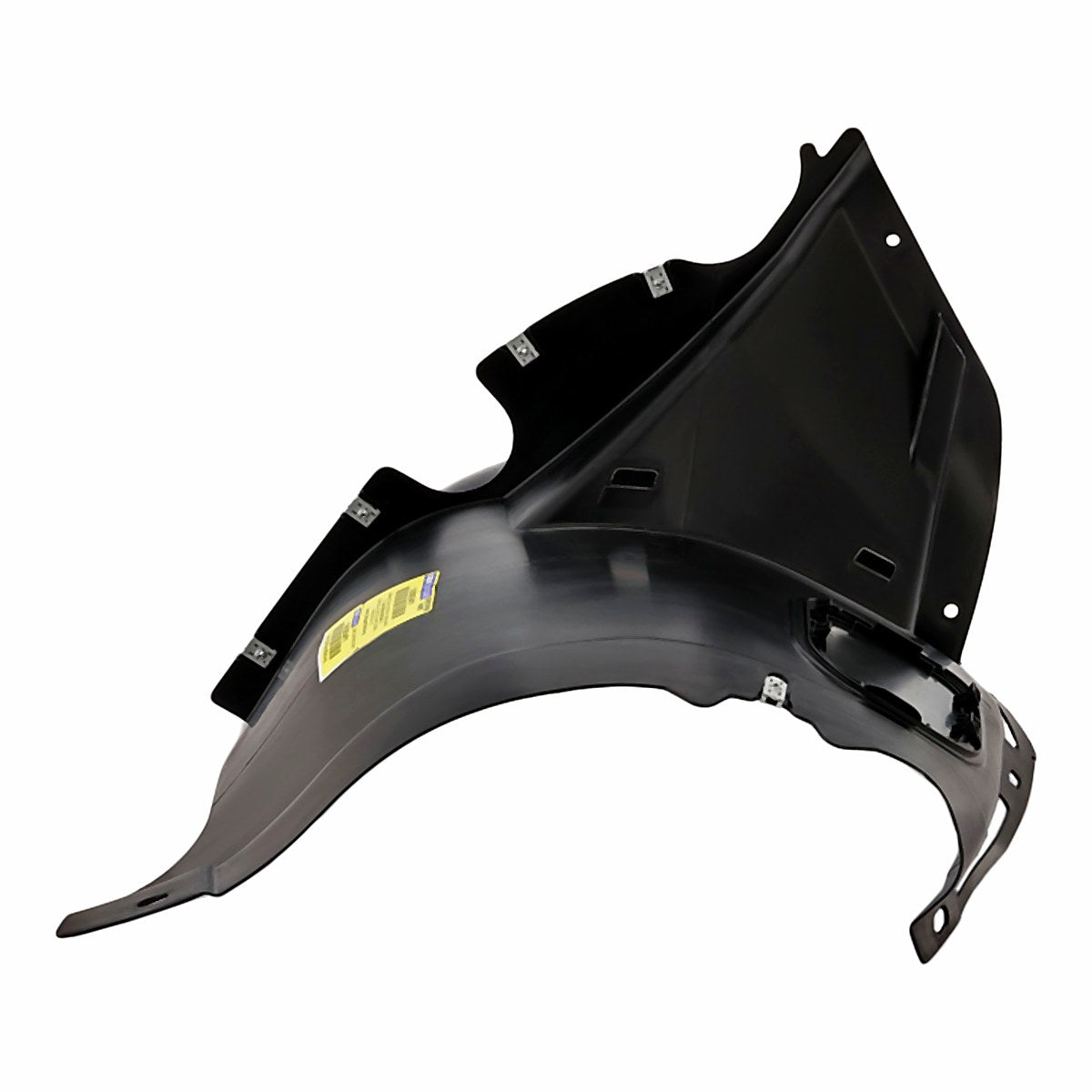 2015-2017 Volkswagen Golf Hatchback Front Passenger Side Fender Liner, vw1249125. Front view.