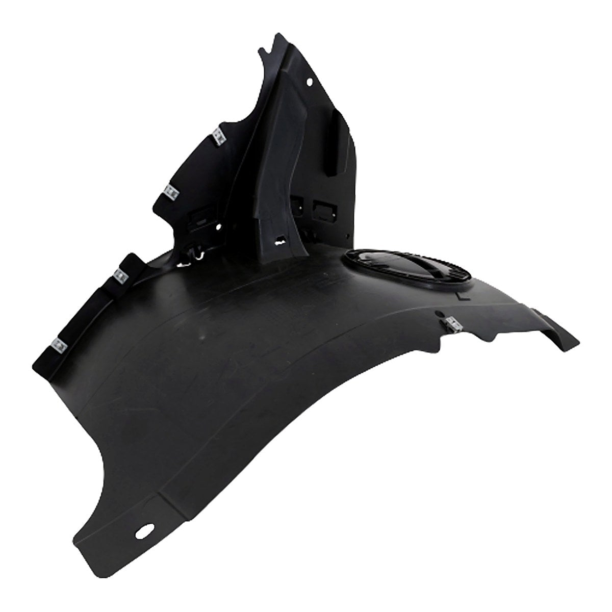 2018-2019 Volkswagen Golf Alltrack Front Passenger Side Fender Liner, vw1249148. Front view.