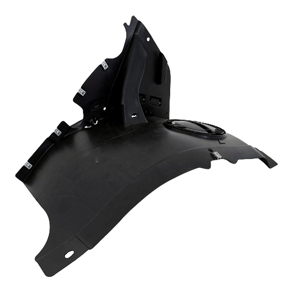 2018-2019 Volkswagen E Golf Front Passenger Side Fender Liner, vw1249148. Front view.