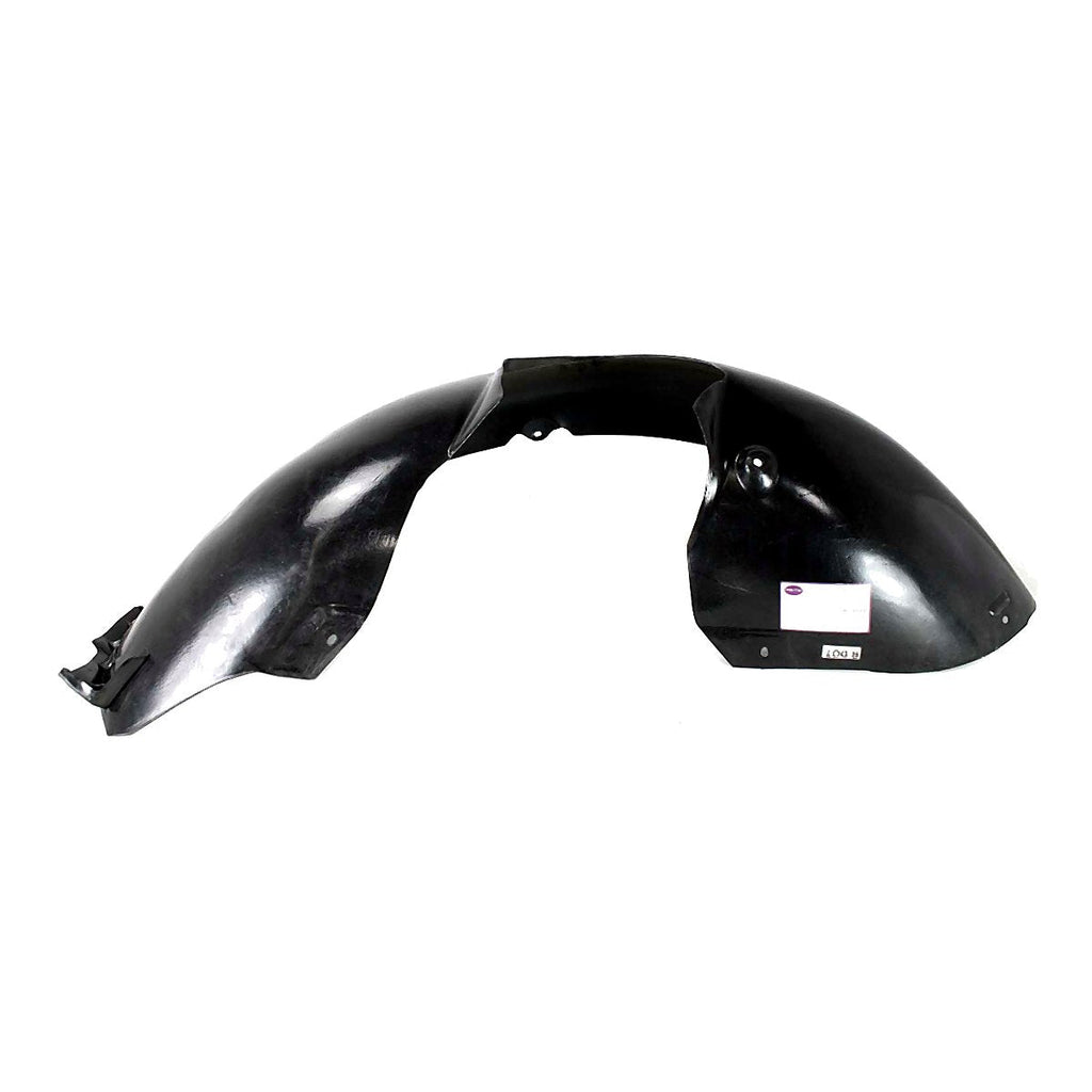 2006-2010 Volkswagen Passat Front Driver Side Fender Liner, vw1250111. Front view.