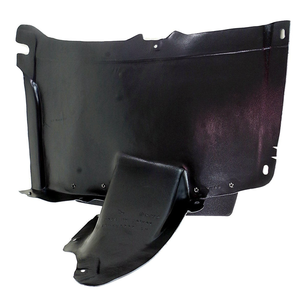 2006-2009 Volkswagen Rabbit Front Driver Side Fender Liner, vw1250113. Front view.