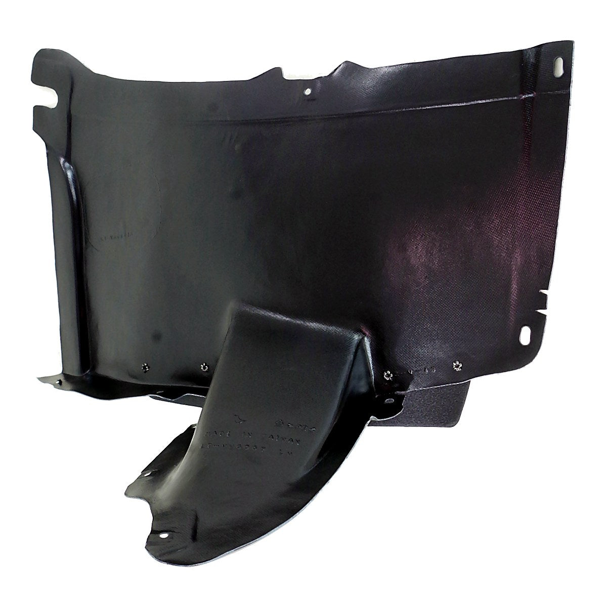 2006-2009 Volkswagen Rabbit Front Driver Side Fender Liner, vw1250113. Front view.