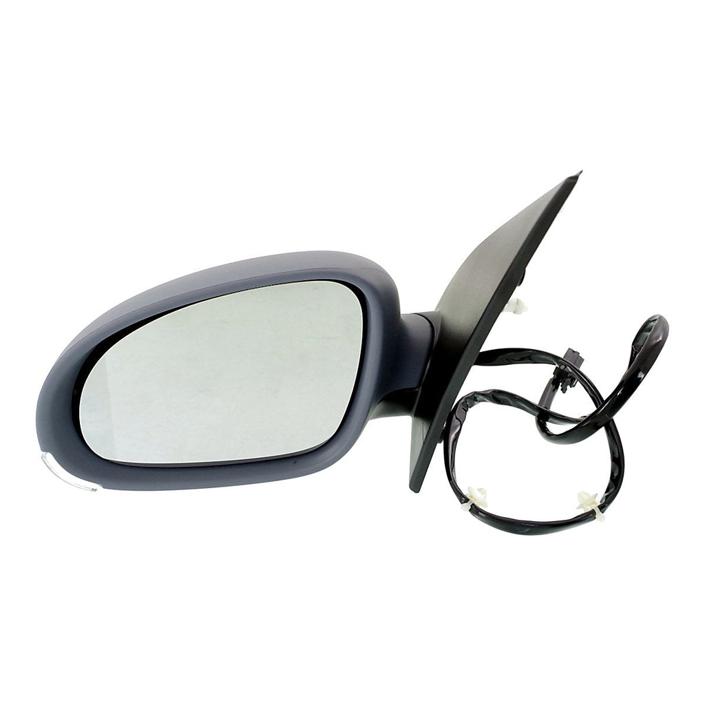 2006-2009 Volkswagen Rabbit Rear Driver Side Door Mirror, vw1320124. Front view.