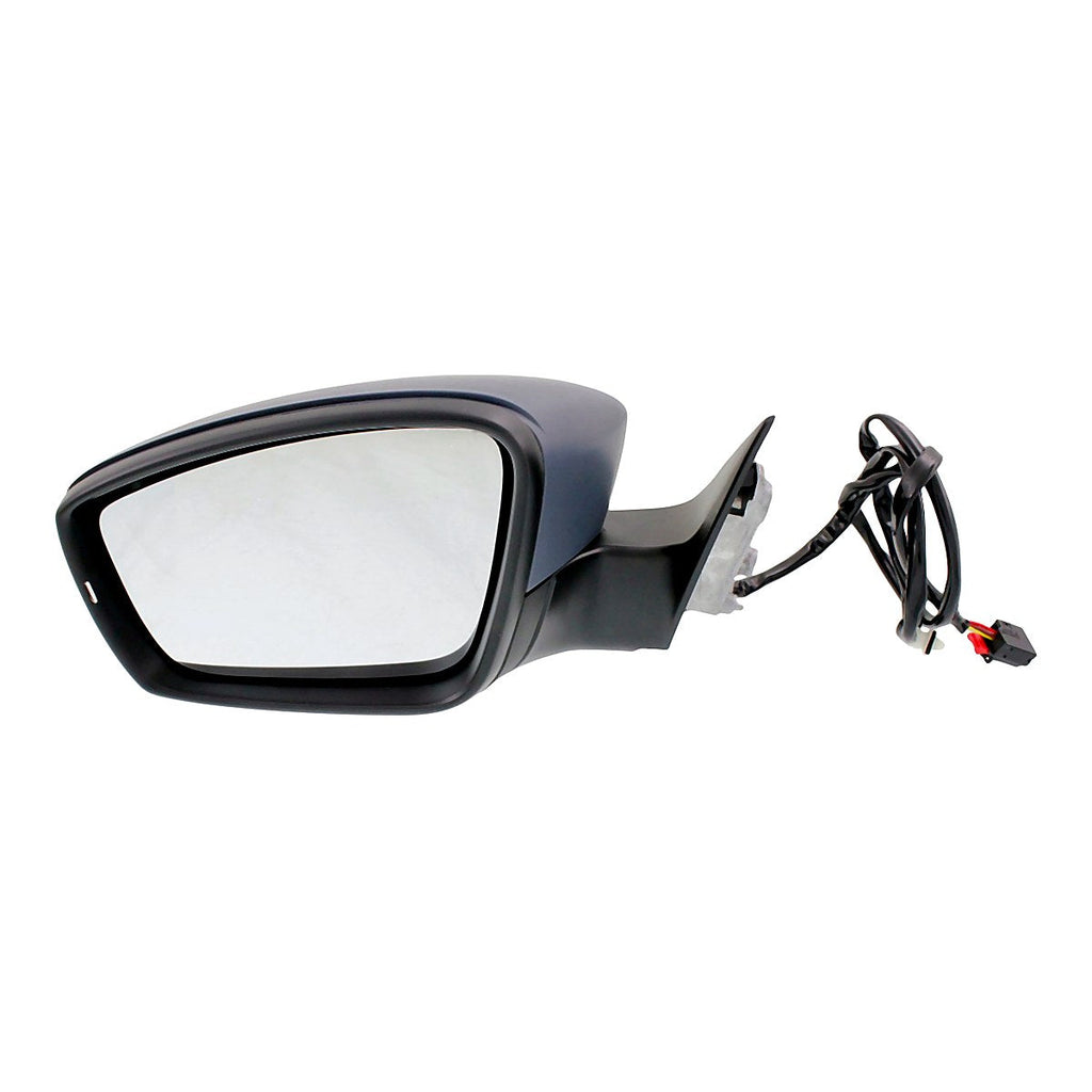 2013-2015 Volkswagen Passat Rear Driver Side Door Mirror, vw1320144. Front view.