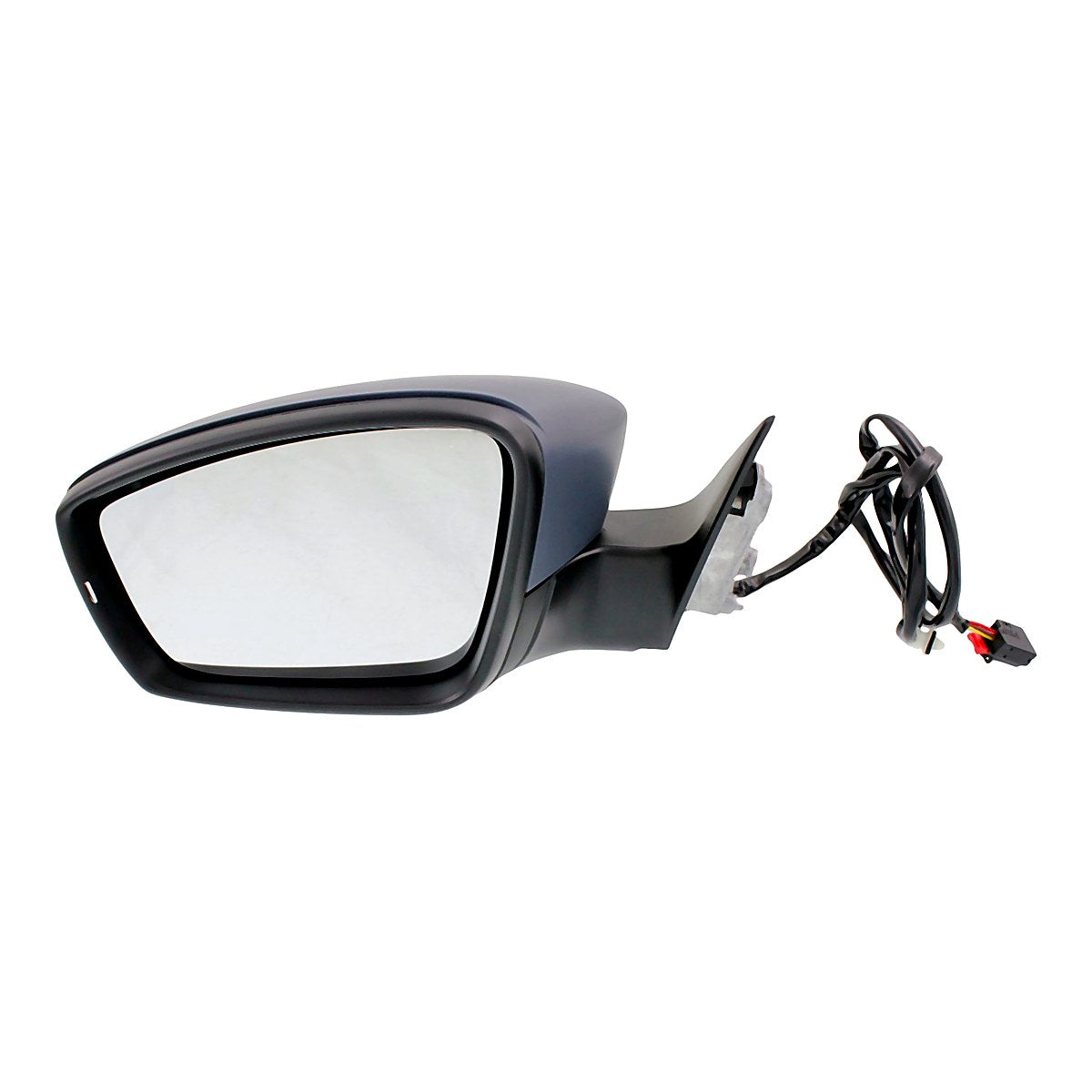 2013-2015 Volkswagen Passat Rear Driver Side Door Mirror, vw1320144. Front view.
