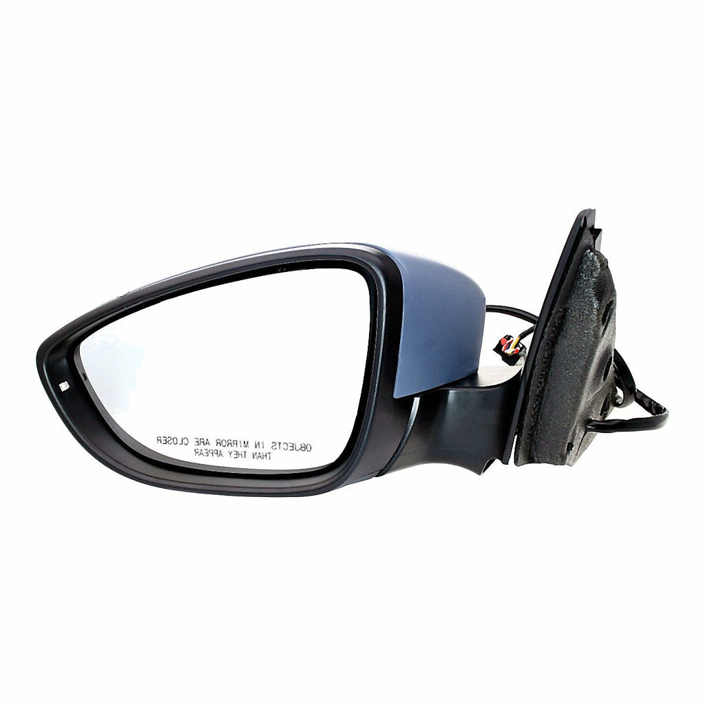 2011-2018 Volkswagen Jetta Rear Driver Side Door Mirror, vw1320156. Front view.
