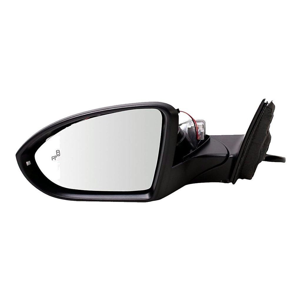 2019-2022 Volkswagen Jetta Rear Driver Side Door Mirror, vw1320175. Front view.