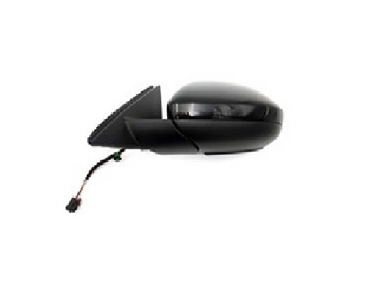 2019-2023 Volkswagen Jetta Mirror Driver Side Power , VW1320182. Side view of the replacement part.