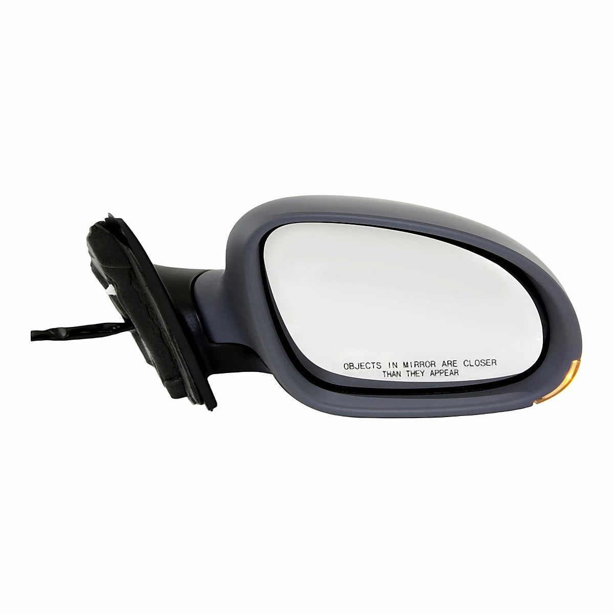 2005-2010 Volkswagen Jetta Rear Passenger Side Door Mirror, vw1321122. Front view.