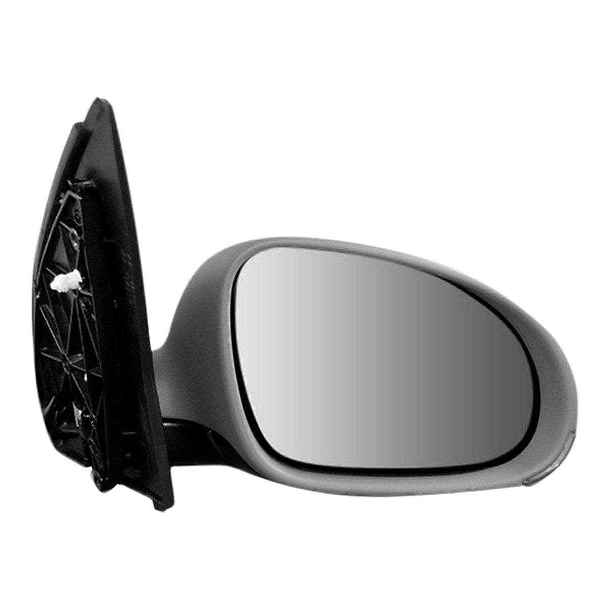 2006-2009 Volkswagen Gti Rear Passenger Side Door Mirror, vw1321124. Front view.