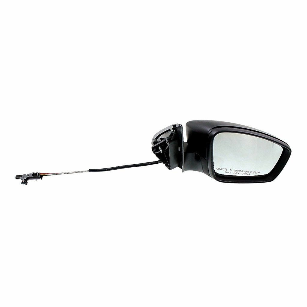 2011-2015 Volkswagen Jetta Rear Passenger Side Door Mirror, vw1321150. Front view.