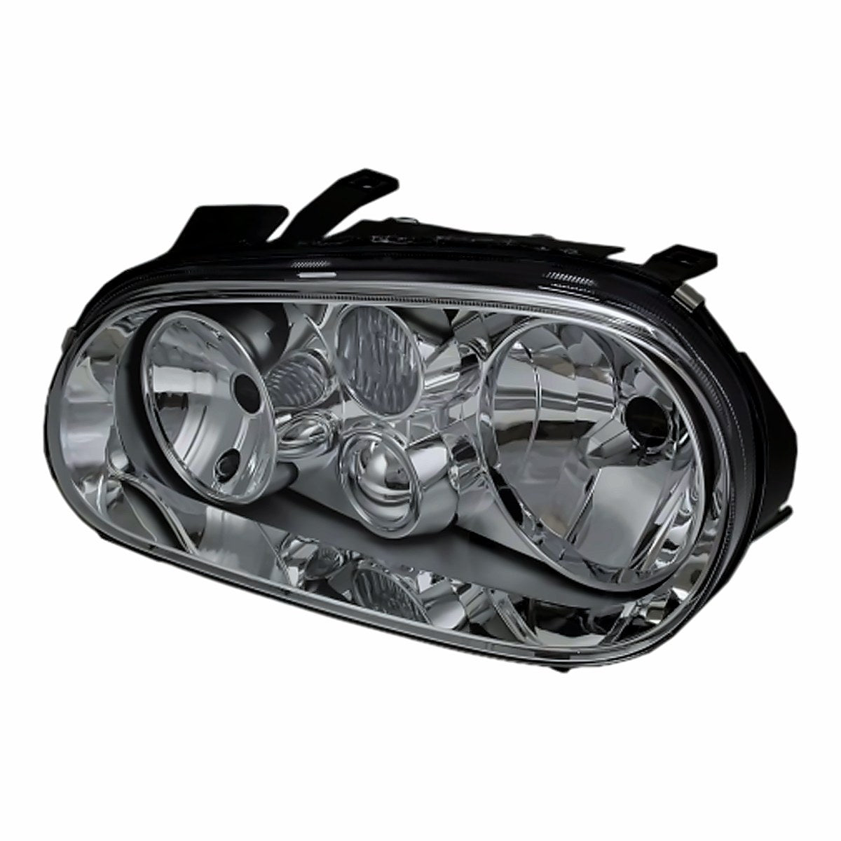 1999-2002 Volkswagen Cabrio Driver Side Head Lamp, vw2502113. Front view.