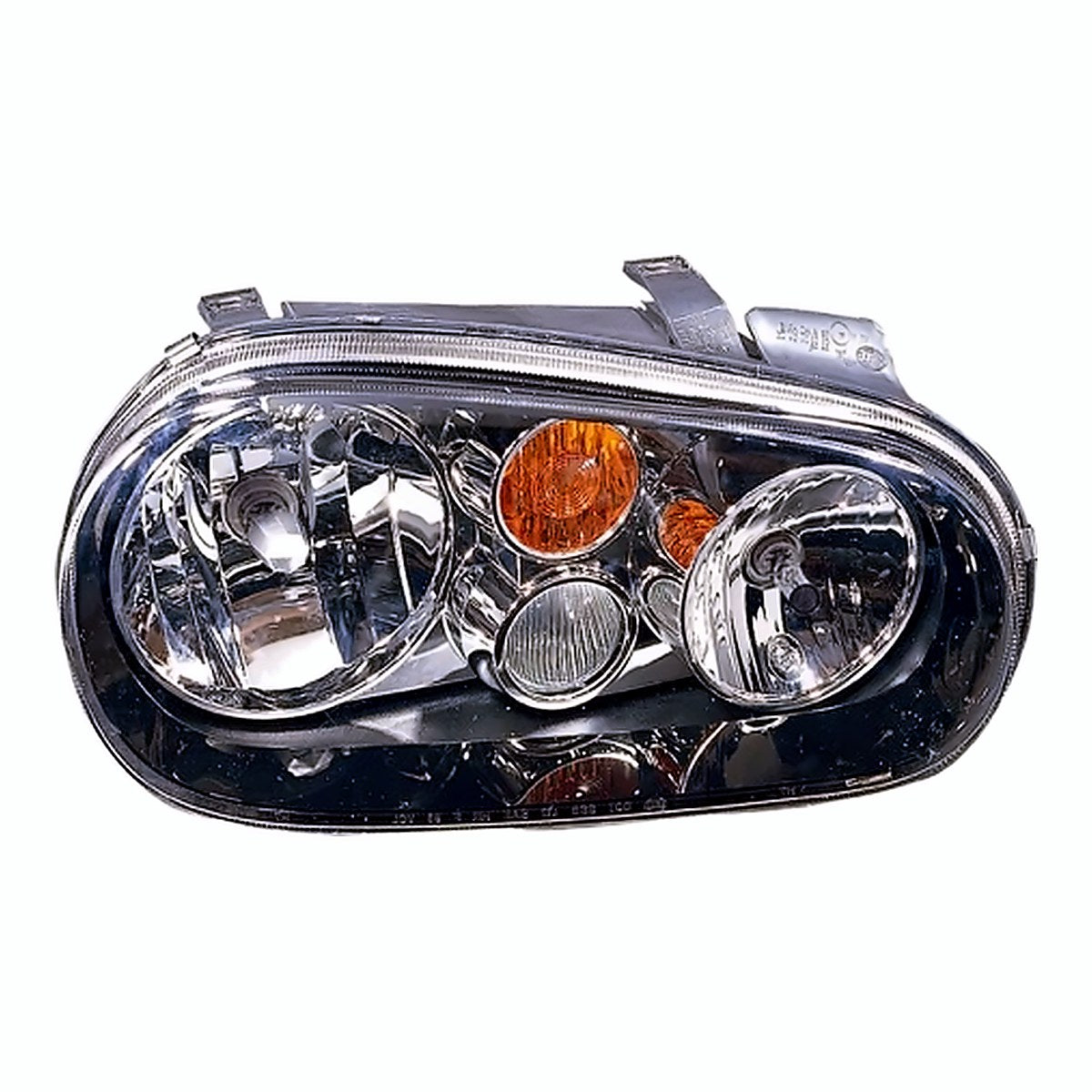 2003-2006 Volkswagen Golf Driver Side Head Lamp, vw2502122. Front view.