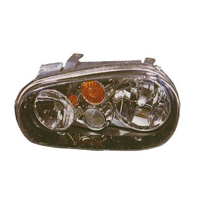 2003-2006 Volkswagen Golf Head Lamp Driver Side With Fog Lamp With Special Edition , VW2502122. Precision fitment for collision repair.