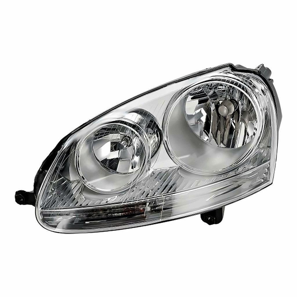 2009-Volk Wagen Jetta Wagon Driver Side Head Lamp, vw2502127. Front view.