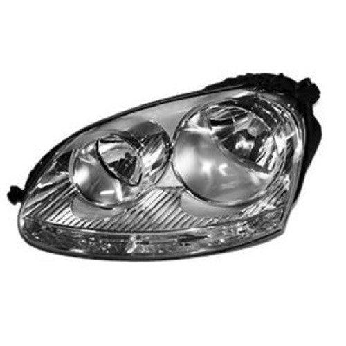 2005-2010 Volkswagen Jetta Head Lamp Driver Side , VW2502127. Side view of the replacement part.