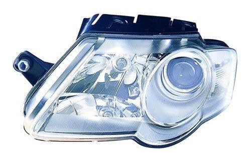 2006-2010 Volkswagen Passat Head Lamp Driver Side Halogen (Hella Brand) , VW2502130. OEM-quality exterior component.