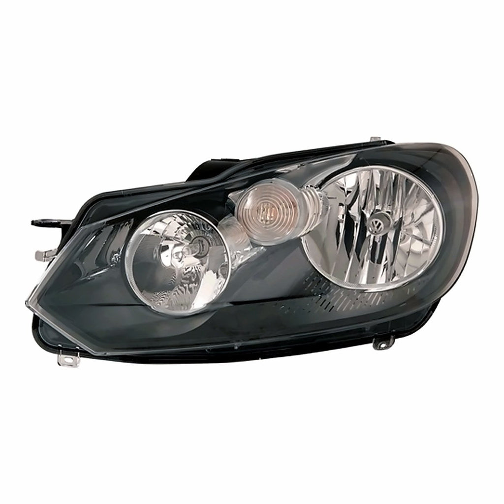 2010-2014 Volkswagen Golf Driver Side Head Lamp, vw2502144. Front view.
