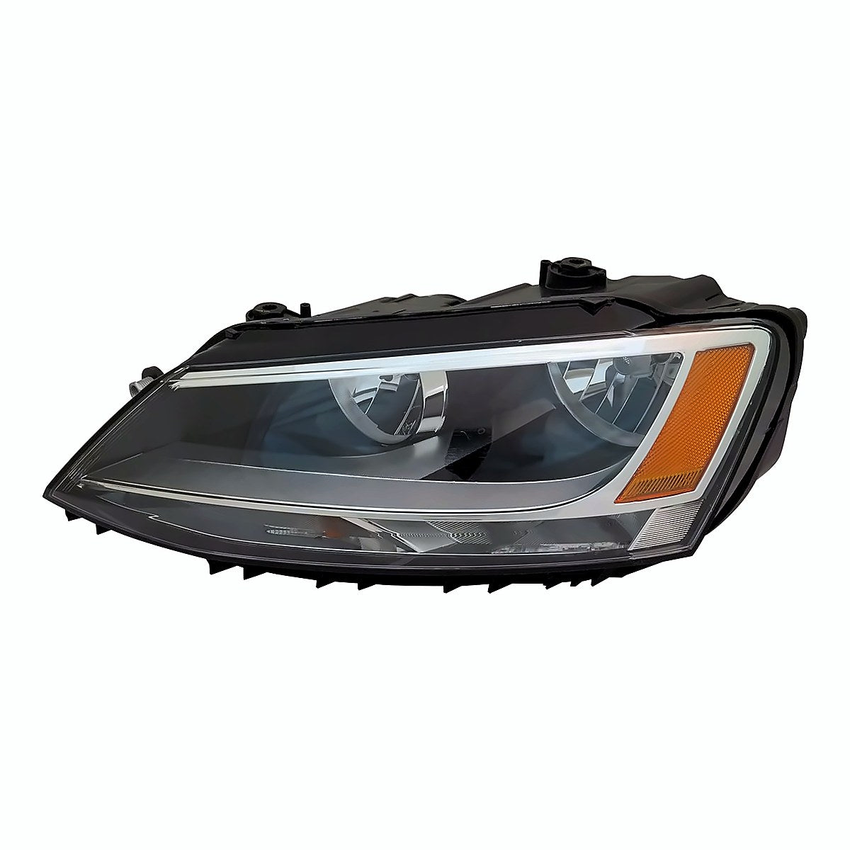 2011-2016 Volkswagen Jetta Driver Side Head Lamp, vw2502146. Front view.