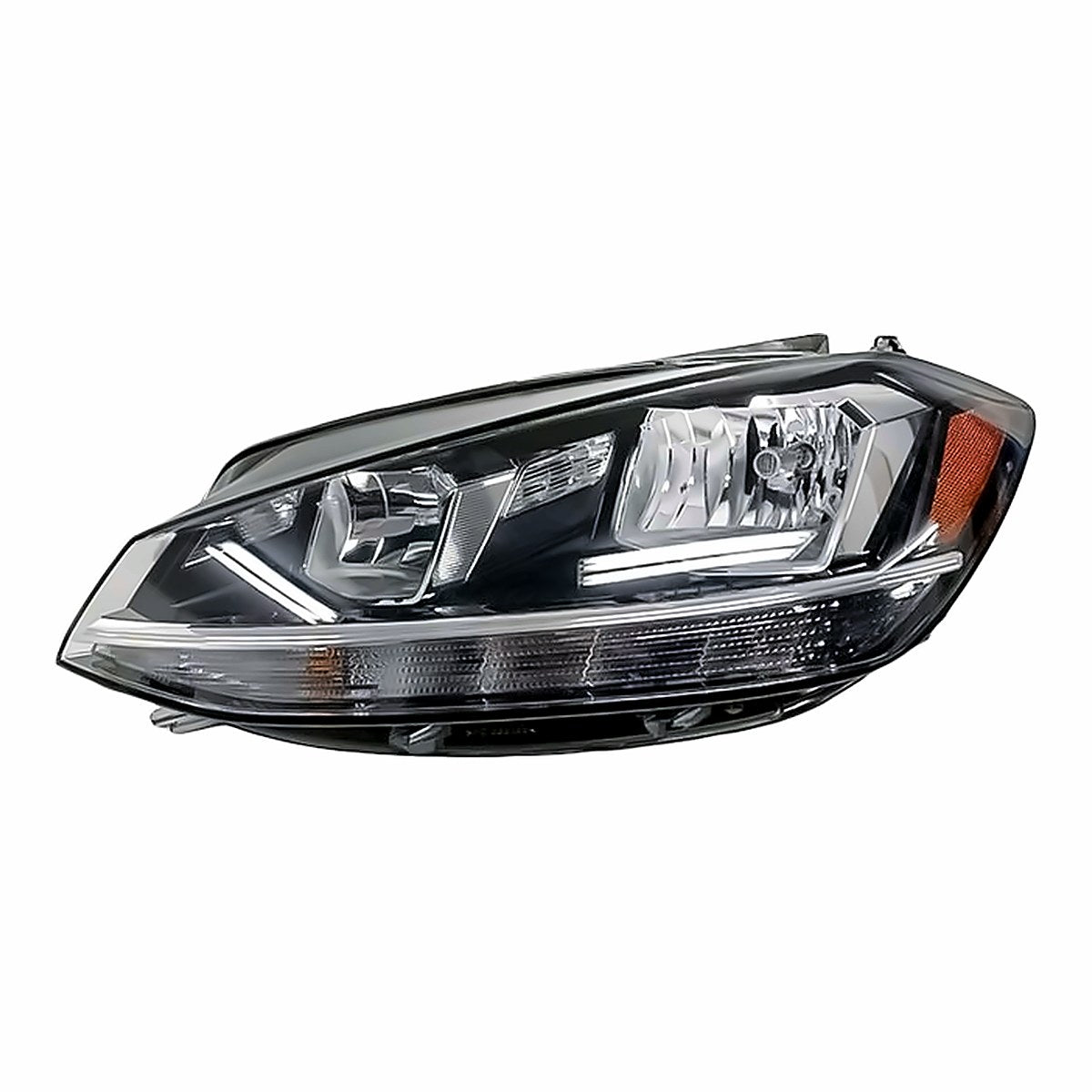 2018-2019 Volkswagen Golf Alltrack Driver Side Head Lamp, vw2502176. Front view.