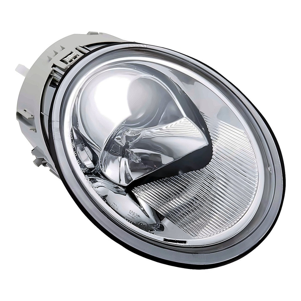 1998-2005 Volkswagen Beetle Passenger Side Head Lamp, vw2503106. Front view.